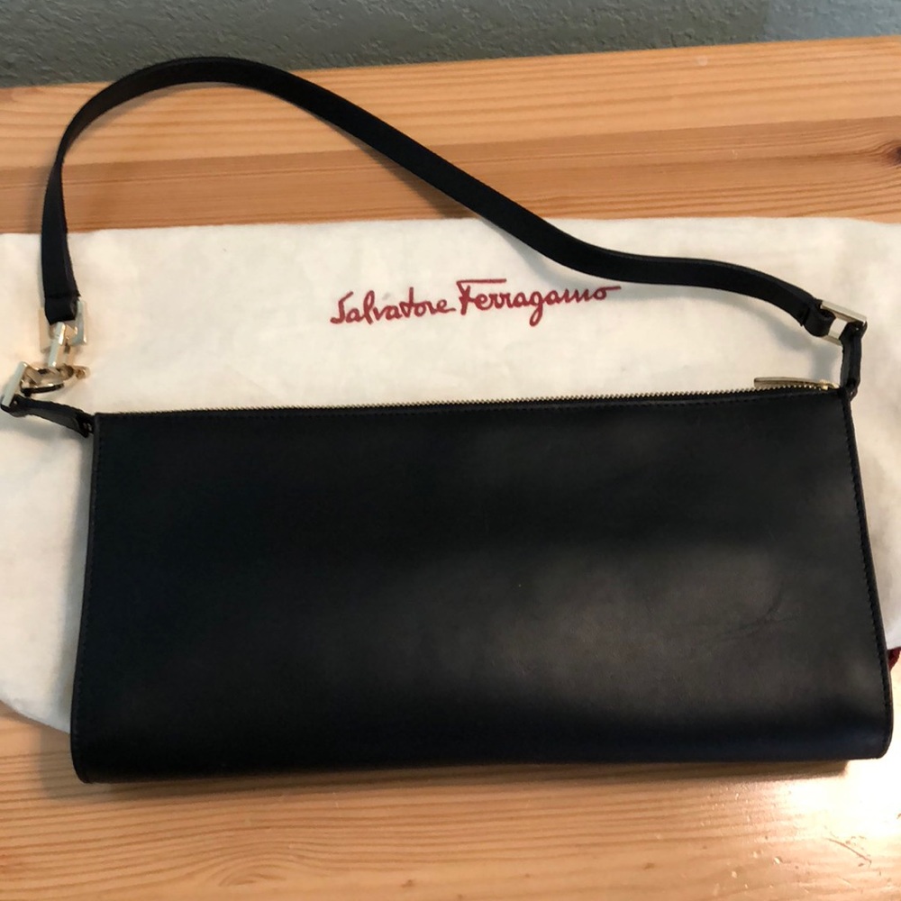 Ferragamo Leather envelope bag